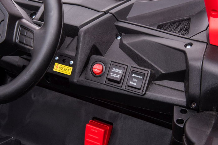 UTV Electric pentru Copii 4x4 12V Roșu [10]