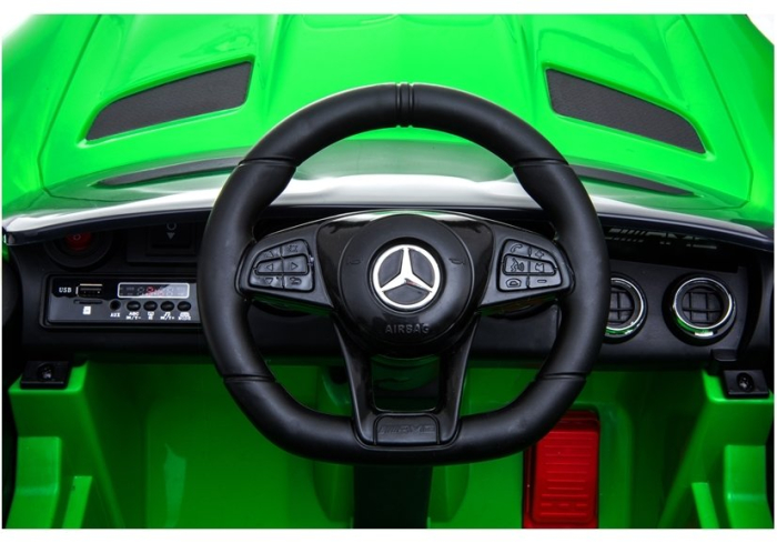 Mașină Electrică pentru Copii Mercedes-Benz GT R 12V Verde [11]