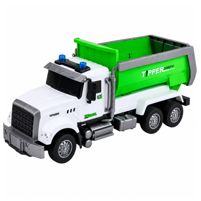 Camion Basculant RC 1:14 3,7V cu Benă Mobilă Verde [2]