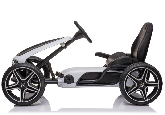 Go-Kart cu Pedale pentru Copii Mercedes XMX610 Alb [5]