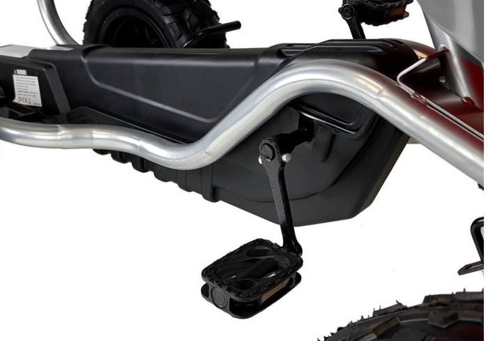 Go-Kart cu Pedale pentru Copii - Negru [9]
