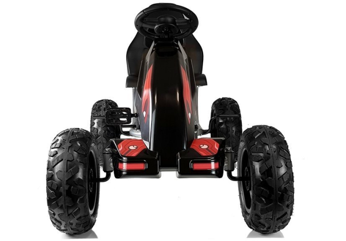 Go-Kart cu Pedale pentru Copii - Negru [2]