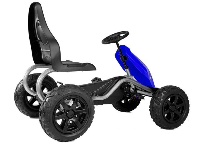 Go-Kart cu Pedale pentru Copii - Albastru [4]