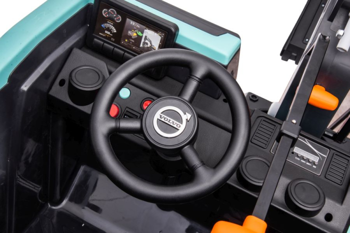 Excavator Electric pentru Copii Volvo 24V Albastru [8]