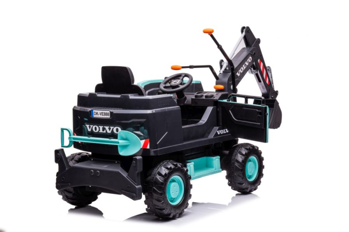 Excavator Electric pentru Copii Volvo 24V Albastru [5]