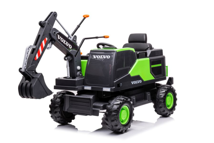 Excavator Electric pentru Copii Volvo Verde [2]