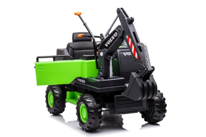 Excavator Electric pentru Copii Volvo Verde [6]