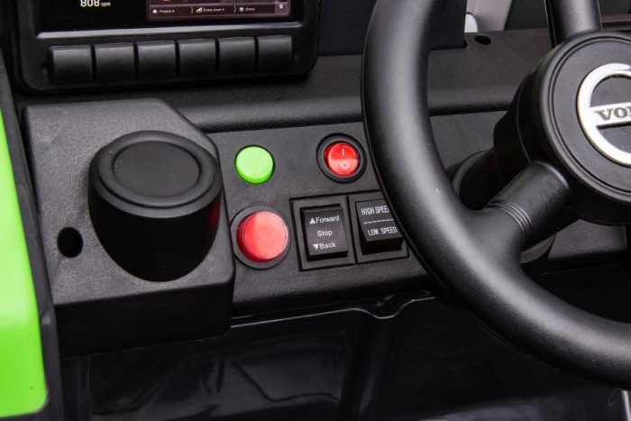 Excavator Electric pentru Copii Volvo Verde [9]