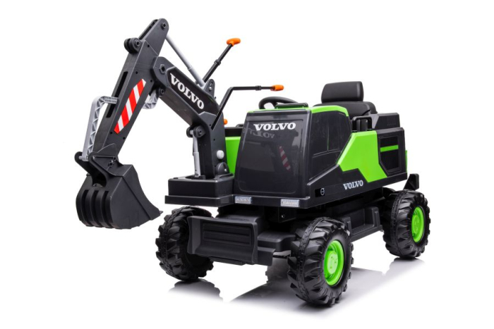 Excavator Electric pentru Copii Volvo Verde [7]