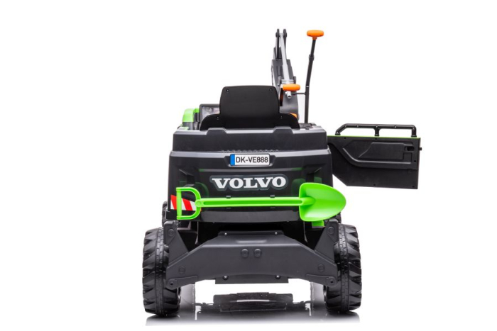 Excavator Electric pentru Copii Volvo Verde [4]