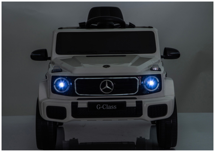 Mașină Electrică pentru Copii Mercedes G 4x4 24V – Alb [15]