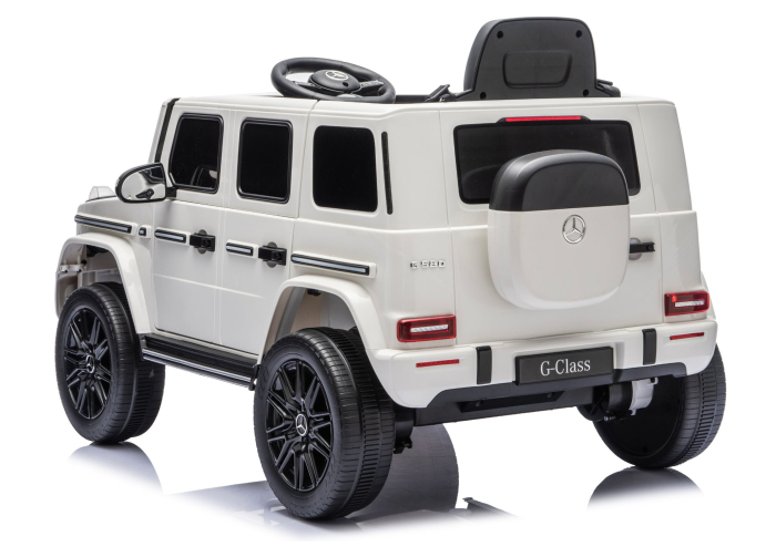 Mașină Electrică pentru Copii Mercedes G 4x4 24V – Alb [5]