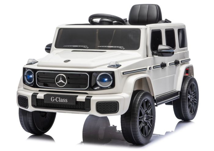 Mașină Electrică pentru Copii Mercedes G 4x4 24V – Alb [2]