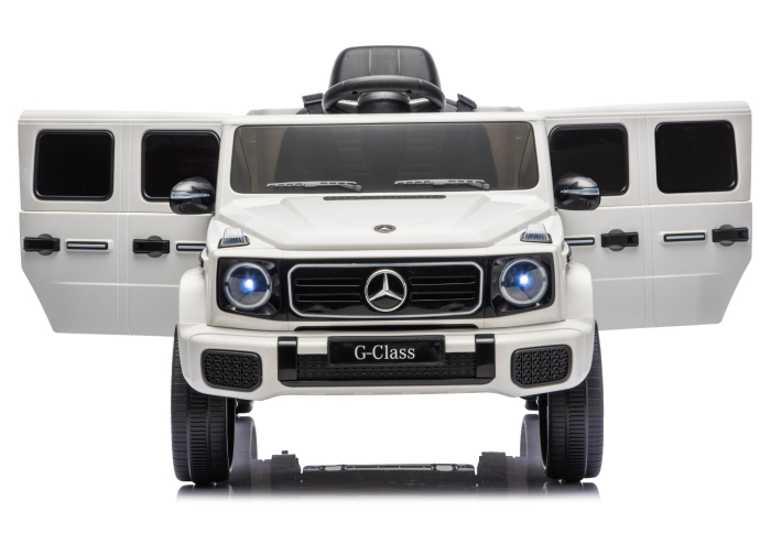 Mașină Electrică pentru Copii Mercedes G 4x4 24V – Alb [6]