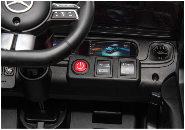 Mașină Electrică pentru Copii Mercedes G 4x4 24V – Negru [13]