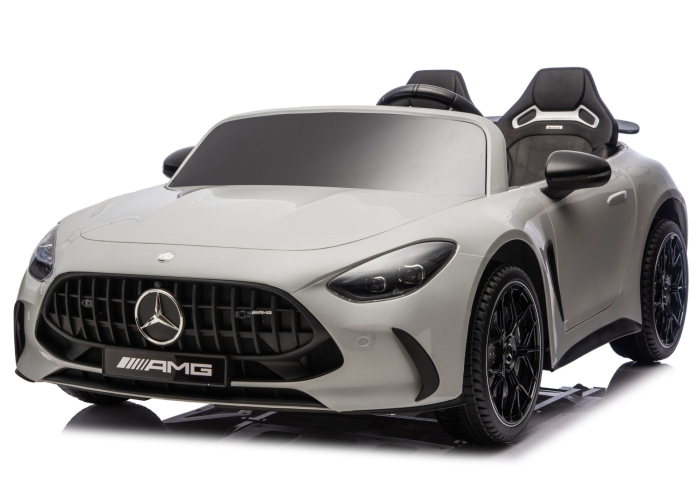 Mașină Electrică pentru Copii Mercedes GT63 AMG 24V – Gri Deschis [2]