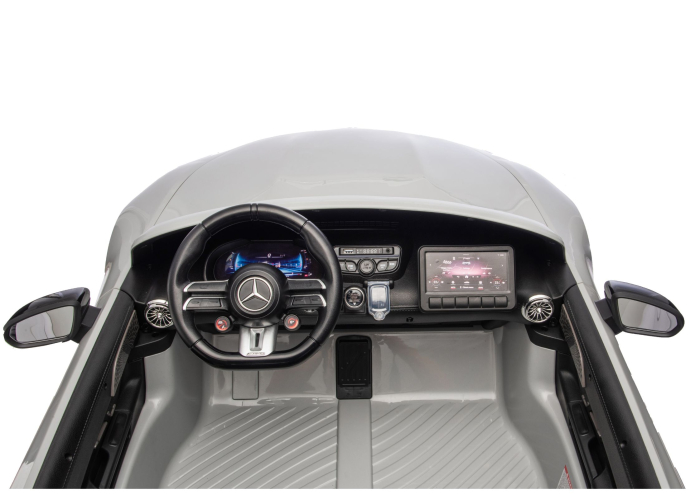 Mașină Electrică pentru Copii Mercedes GT63 AMG 24V – Gri Deschis [10]