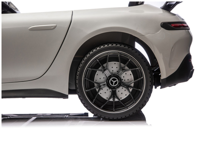 Mașină Electrică pentru Copii Mercedes GT63 AMG 24V – Gri Deschis [8]