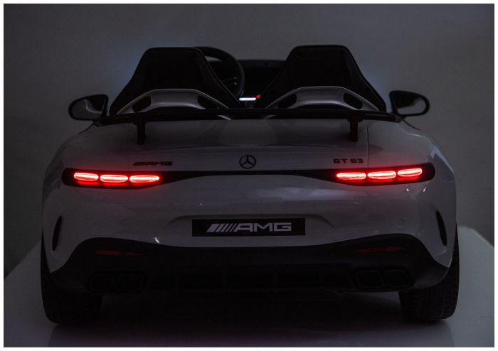 Mașină Electrică pentru Copii Mercedes GT63 AMG 24V – Gri Deschis [14]