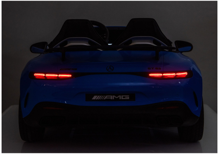 Mașină Electrică pentru Copii Mercedes GT63 AMG 24V LCD – Albastru [15]