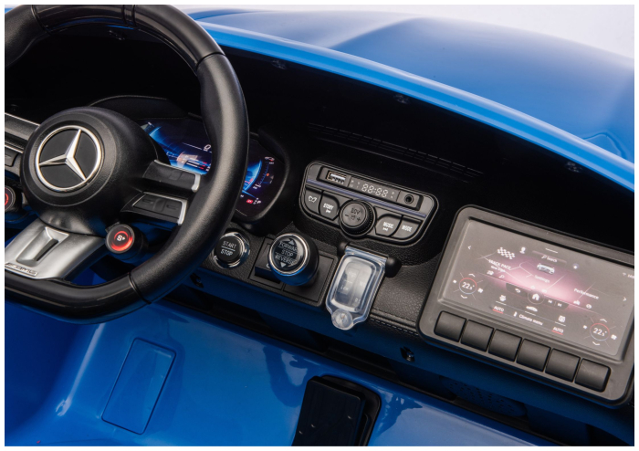 Mașină Electrică pentru Copii Mercedes GT63 AMG 24V LCD – Albastru [13]