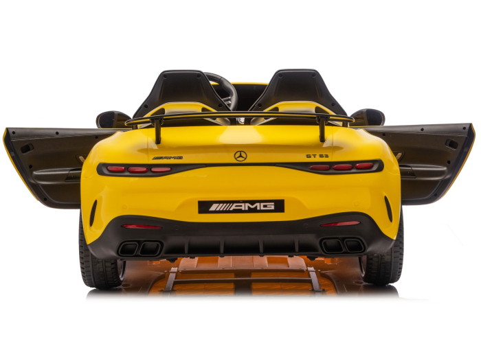Mașină Electrică pentru Copii Mercedes GT63 AMG 24V LCD – Galben [6]