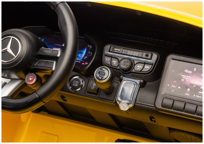 Mașină Electrică pentru Copii Mercedes GT63 AMG 24V LCD – Galben [13]
