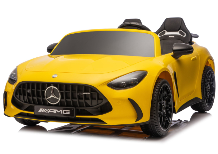 Mașină Electrică pentru Copii Mercedes GT63 AMG 24V LCD – Galben [2]