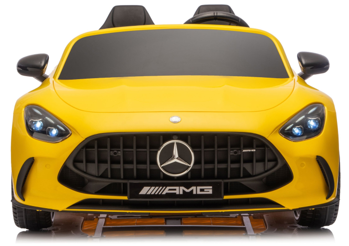 Mașină Electrică pentru Copii Mercedes GT63 AMG 24V LCD – Galben [3]
