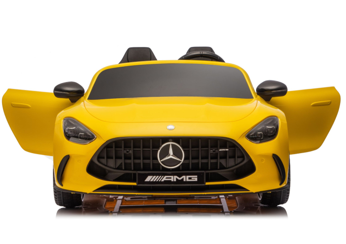 Mașină Electrică pentru Copii Mercedes GT63 AMG 24V LCD – Galben [4]