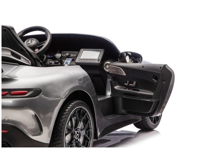 Mașină Electrică pentru Copii Mercedes GT63 AMG 24V LCD – Gri Lăcuit [9]
