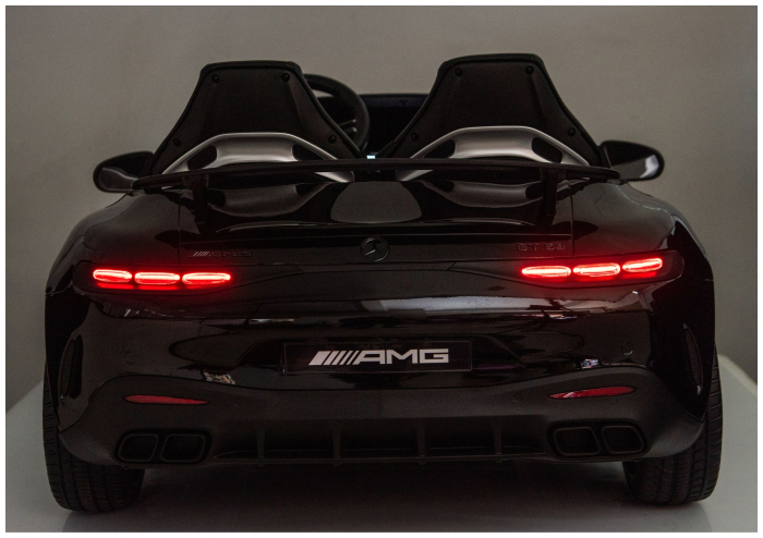 Mașină Electrică pentru Copii Mercedes GT63 AMG 24V LCD – Negru Lăcuit [14]