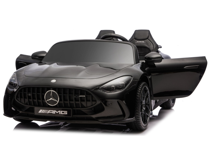 Mașină Electrică pentru Copii Mercedes GT63 AMG 24V LCD – Negru Lăcuit [5]