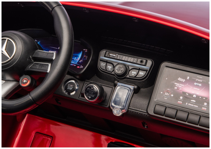 Mașină Electrică pentru Copii Mercedes GT63 AMG 24V – Roșu Lăcuit [12]