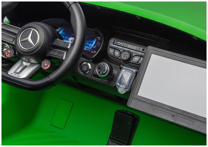 Mașină Electrică pentru Copii Mercedes GT63 AMG 24V – Verde Mat [12]