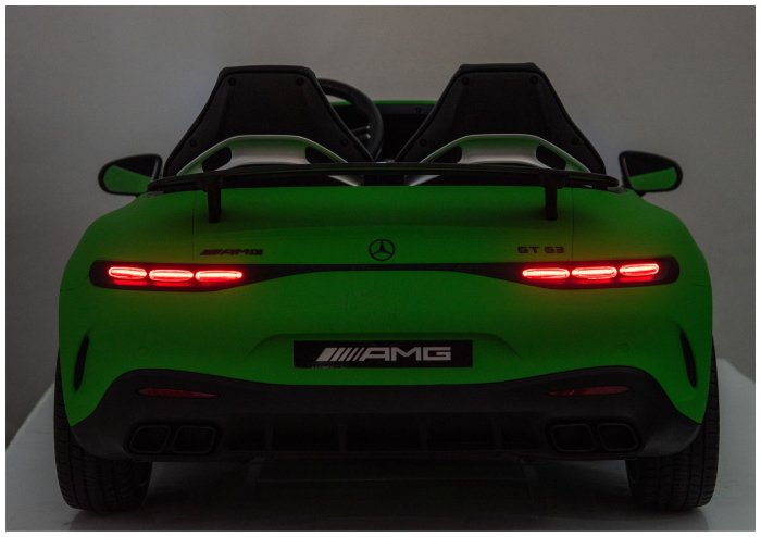 Mașină Electrică pentru Copii Mercedes GT63 AMG 24V – Verde Mat [14]