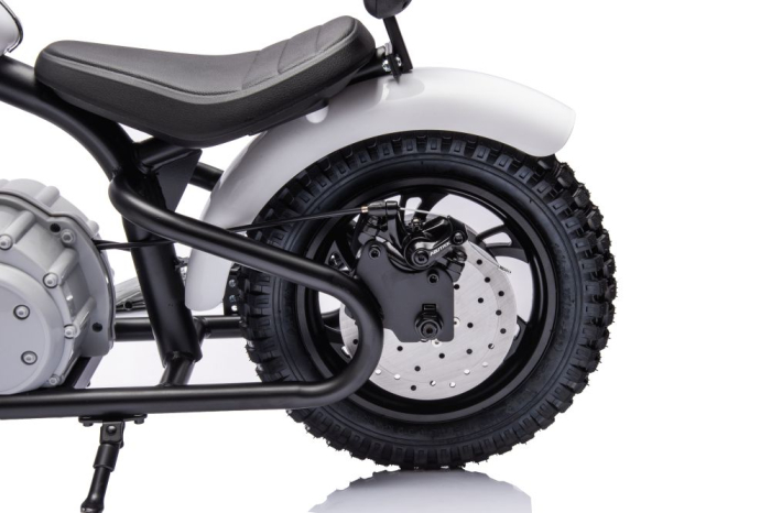 Motocicletă Electrică pentru Copii 36V 350W Albă [6]