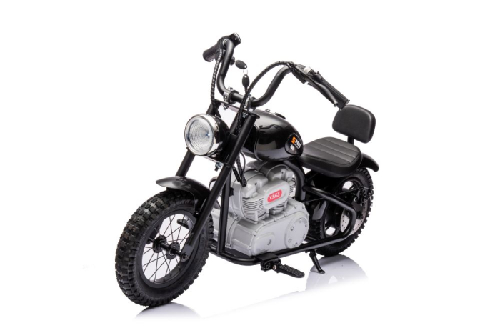 Motocicletă Electrică pentru Copii 36V 350W Neagră [7]