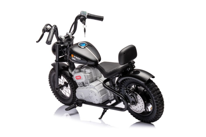 Motocicletă Electrică pentru Copii 36V 350W Neagră [2]