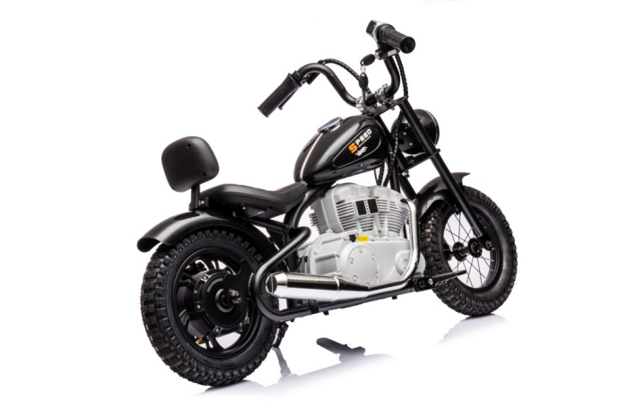 Motocicletă Electrică pentru Copii 36V 350W Neagră [4]