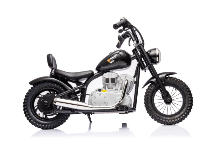 Motocicletă Electrică pentru Copii 36V 350W Neagră [9]