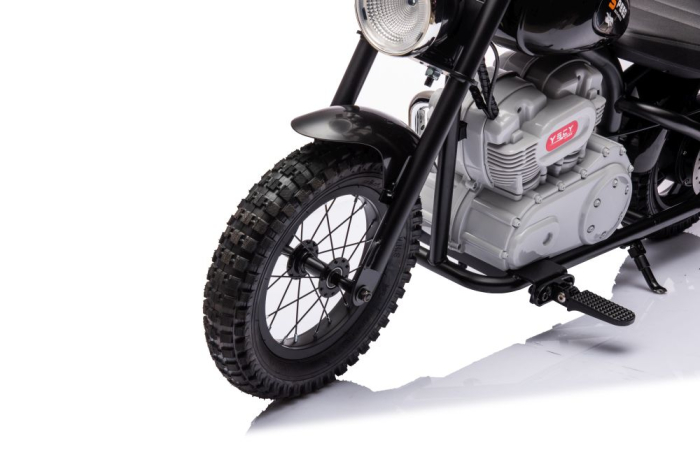 Motocicletă Electrică pentru Copii 36V 350W Neagră [11]