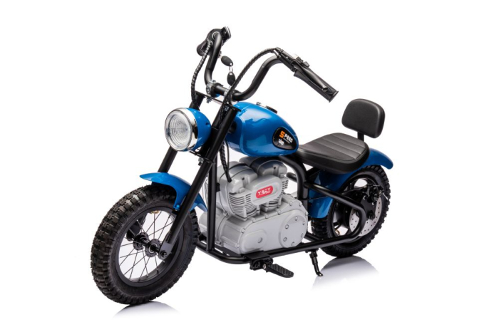 Motocicletă Electrică pentru Copii 36V 350W Albastră [2]