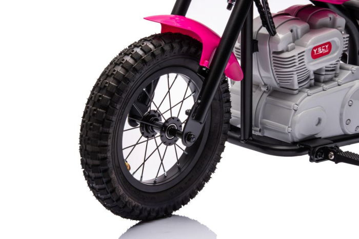 Motocicletă Electrică pentru Copii 36V 350W Roz [10]