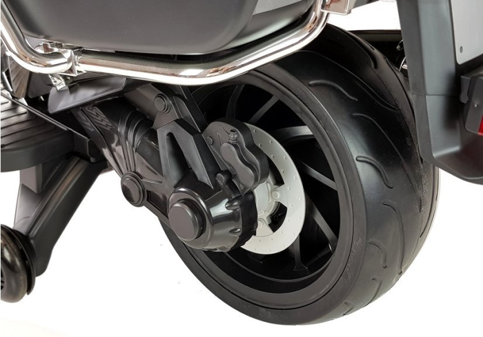 Motocicletă electrică pentru copii BMW Police – 12V | Alb [6]
