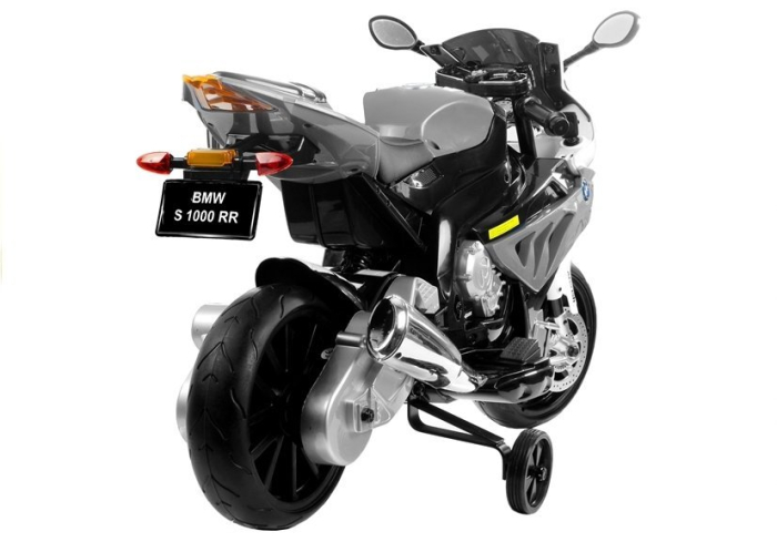 Motocicletă Electrică pentru Copii BMW 12V Argintiu [3]