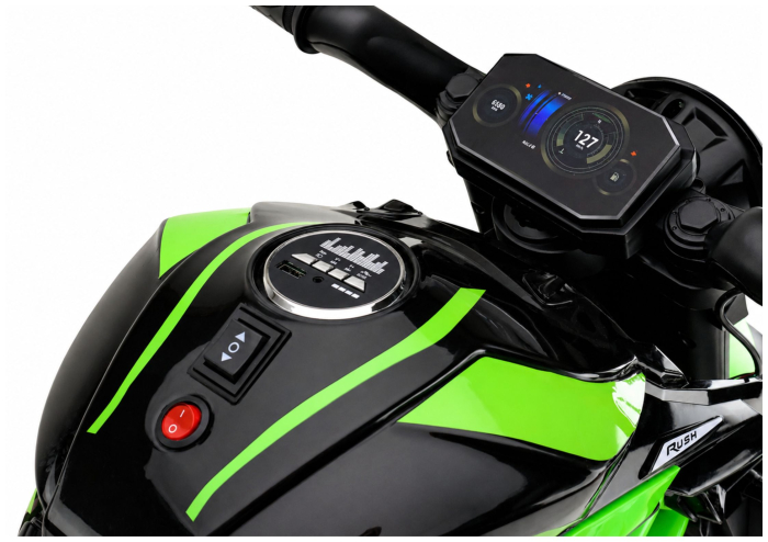 Motocicletă Electrică pentru Copii – Verde [8]