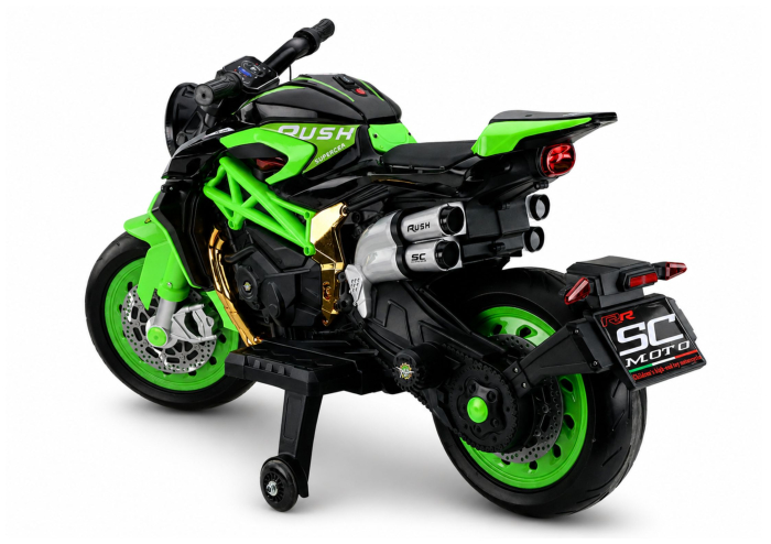Motocicletă Electrică pentru Copii – Verde [5]