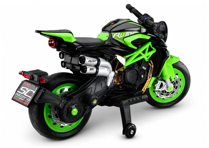 Motocicletă Electrică pentru Copii – Verde [6]