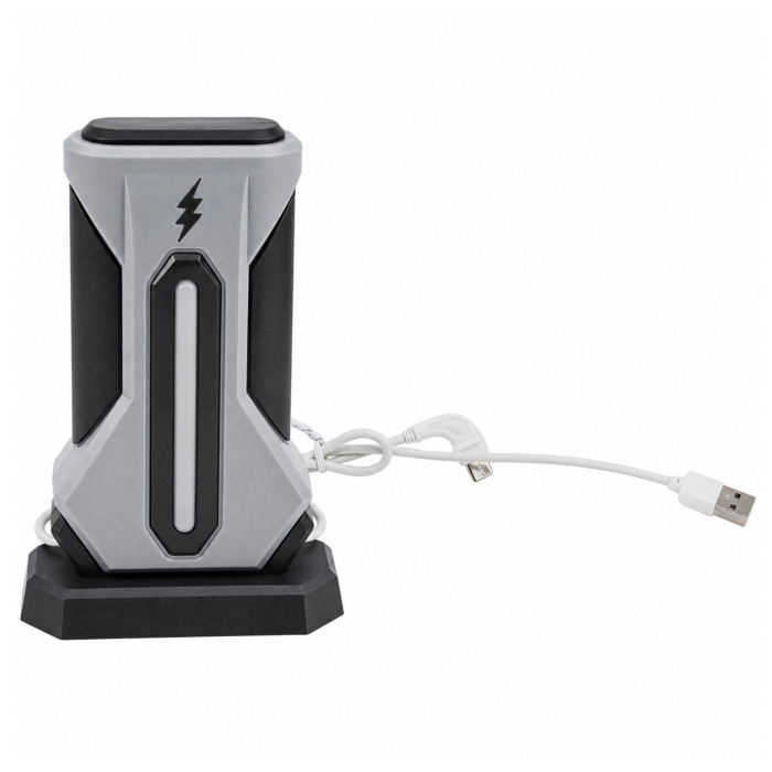 Mașină RC 1:16 cu lumini, efect de fum și încărcare USB – Albastru [3]